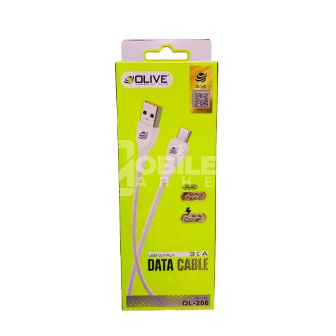 1735441379_image OLIVE OVAL 206 USB to type c fast charging cable - Image 1