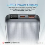 SIGMA PD-10 10,000 mAh 4 IN 1 Power Bank