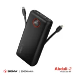 SiGMA ABDALI-2 (2in1) POWER BANK 20000 mAh SC-97 - Image 2